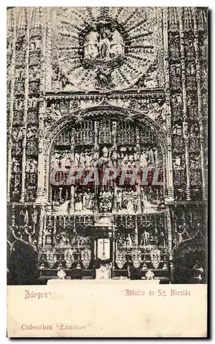 Cartes postales Burgos Relatio De Sn Nicoles