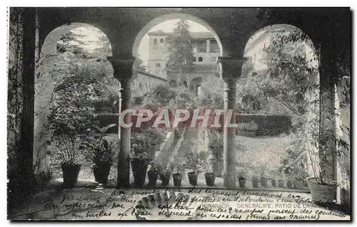 Cartes postales Granada Generalife Patio