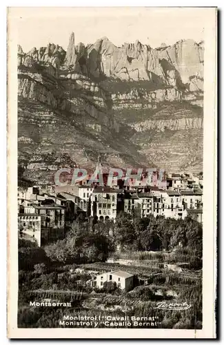 Cartes postales Montserrat Monistrol Cavall Bernat