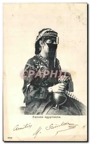 Ansichtskarte AK Femmes egyptienne Egypte Folklore