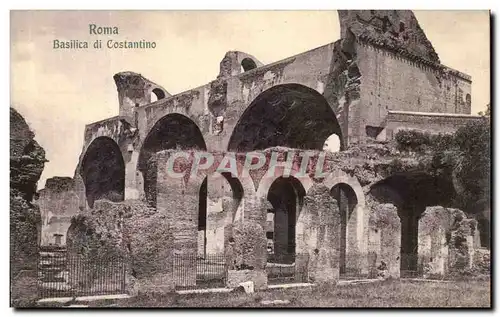 Cartes postales Roma Basilica di Costantino