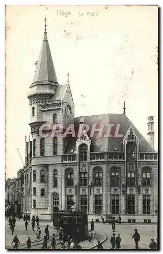 Cartes postales Liege Le Poste