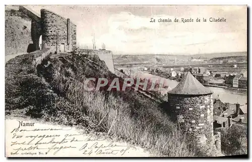 Cartes postales Namur Le Chemin de Ronde de la Citadelle