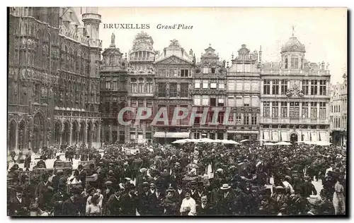 Cartes postales Bruxelles Grand Place Marche