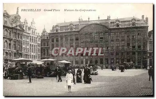 Ansichtskarte AK Bruxelles Grand Place Maison des Corporations Marche