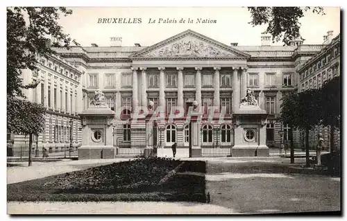 Ansichtskarte AK Bruxelles La Palais de la Nation