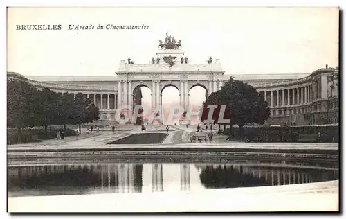 Cartes postales Bruxelles L Arcade du Cinquantenaire