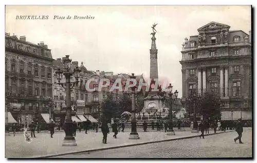 Cartes postales Bruxelles Place de Brouckere