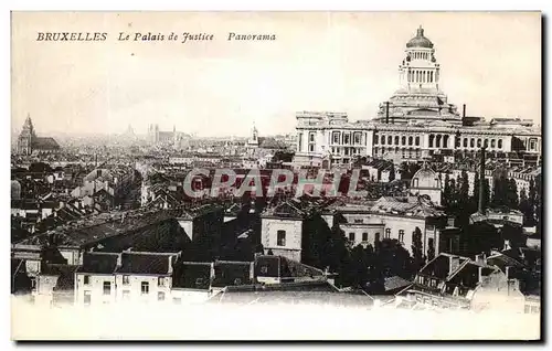 Cartes postales Bruxelles Le Palais de justice Panorama