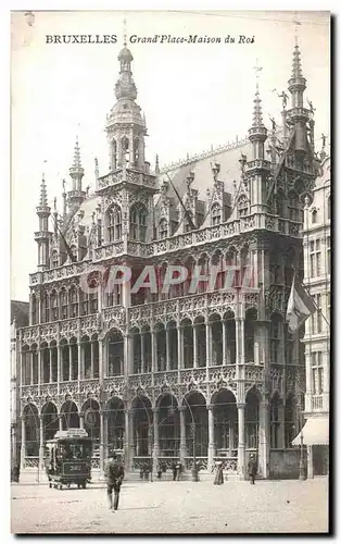 Cartes postales Bruxelles Grand Place Maison du roi