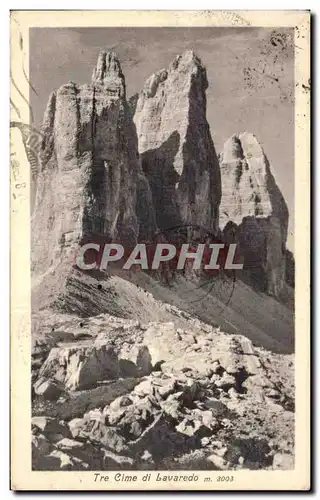 Cartes postales Tre Cime di Lavaredo