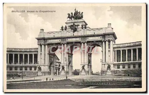 Cartes postales Bruxelles Arcade du Cinquantenaire