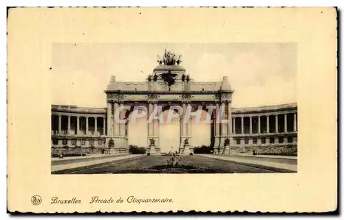 Cartes postales Bruxelles Arcade du Cinquantenaire