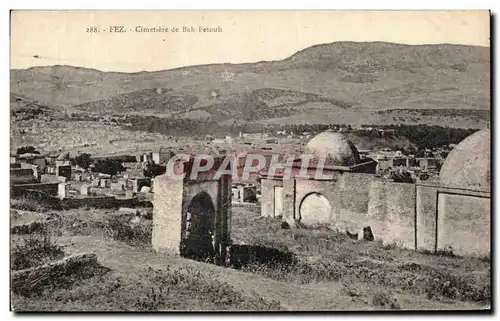 Cartes postales Fez Cimetiere de Bab Fetouth Maroc