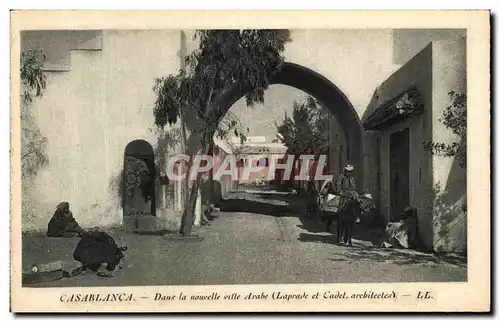 Ansichtskarte AK Casablanca Dans la Nouvelle Ville Arabe