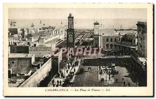 Cartes postales Casablanca La Place de France