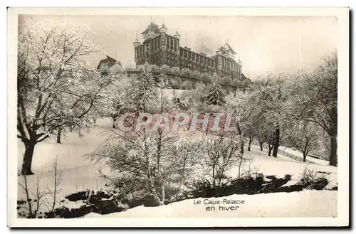 Cartes postales Le Caux Palace En hiver