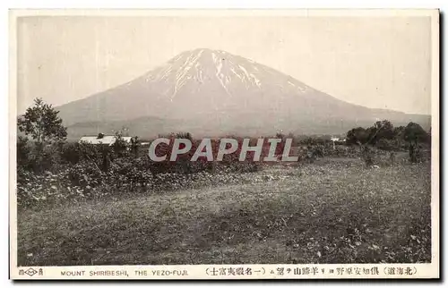 Cartes postales Mount Shiribeshi The Yezo Fuji Japon