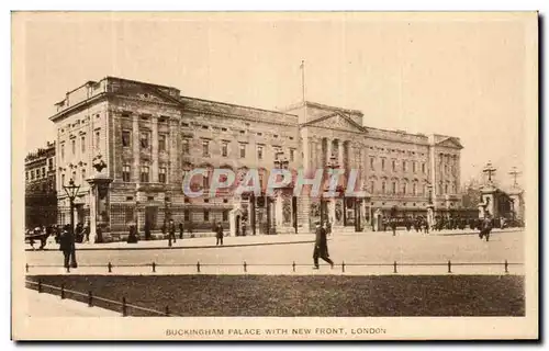 Cartes postales Buckingham Palace with New Front London