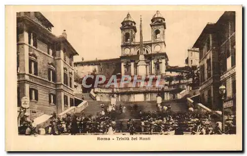 Cartes postales Roma Trinita Dei Monti