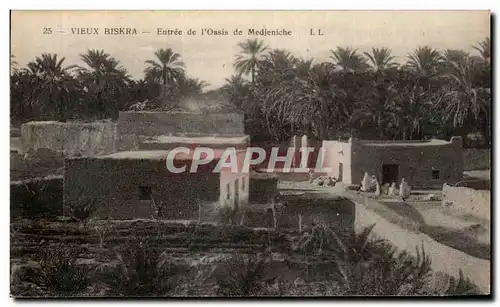 Cartes postales Biskra Entree de l Oasis de Medjeniche