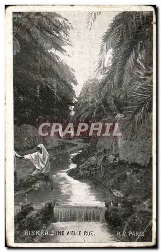 Cartes postales Biskra Une Vielle Rue