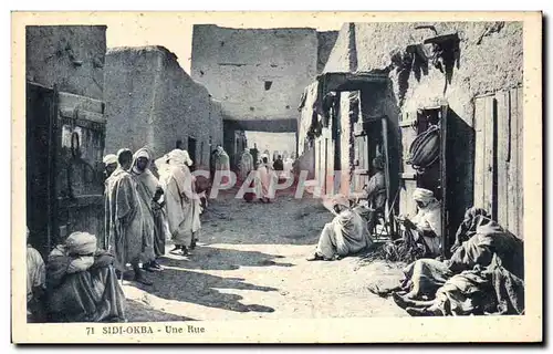 Cartes postales Sidi Okba Une Rue Algerie