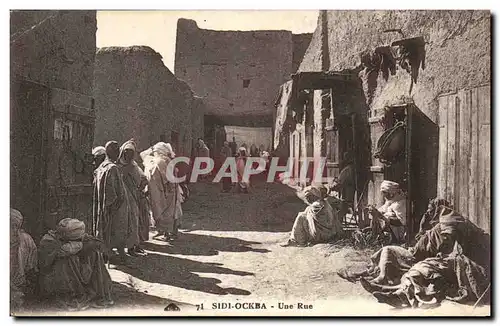 Cartes postales Sidi Ockba Une Rue