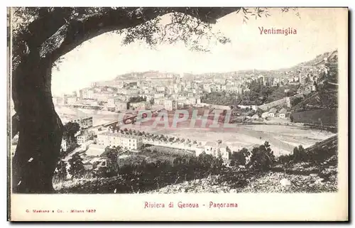 Cartes postales Ventimiglia Riviera di Genova Panorama