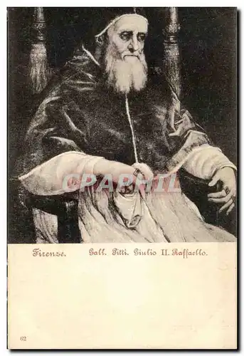 Cartes postales Firenze Gall Pitti Giulio II Raffaello