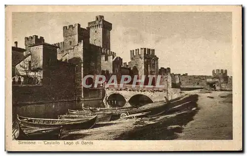 Cartes postales Sirimione Castello Lago di Garda