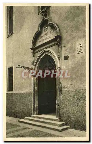 Cartes postales Vicenza Strada S Marcello Portale Liceo Pigafetta