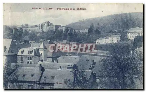 Cartes postales Bouillon Panorama et le Chateau