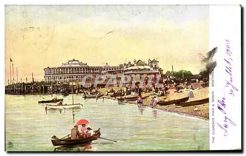 Cartes postales The Clarence Pier Beach Southsea