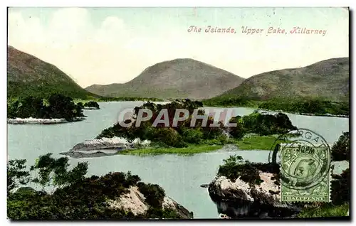 Ansichtskarte AK The Islands Upper Lake Killarney