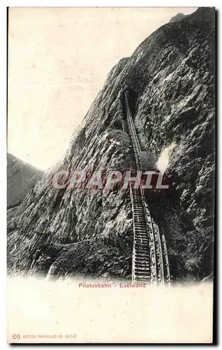 Cartes postales Pilatusbahn Eselwand Train