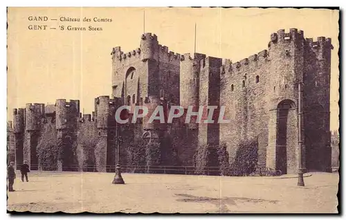 Cartes postales Gand Chateau des Comtes