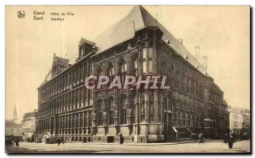 Cartes postales Gand Hotel de ville