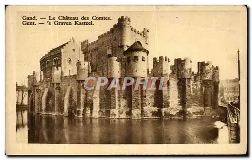 Cartes postales Gand Le Chateau des Comtes