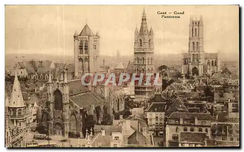 Cartes postales Gent Gand Panorama