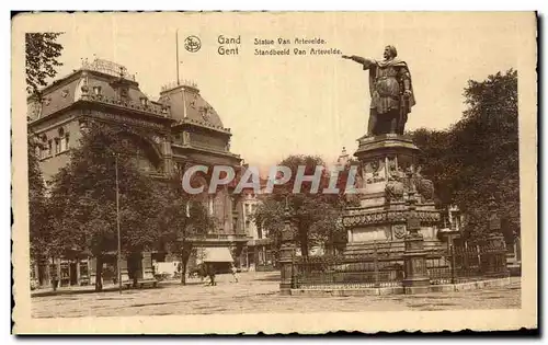 Cartes postales Gand Statue Van Arlevelde