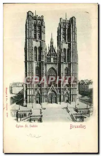 Cartes postales Eglise St Gudule Bruxelles