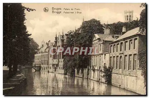 Cartes postales Bruges Palais du Franc