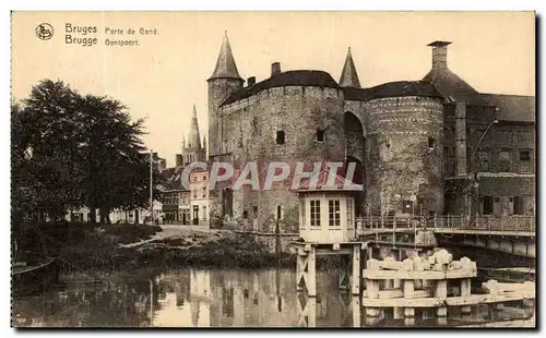 Cartes postales Bruges Porte de Gand