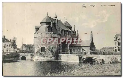 Cartes postales Bruges Porte d Ostende