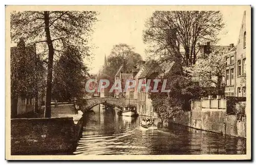 Ansichtskarte AK Bruges Quai Vert et pont du Cheval