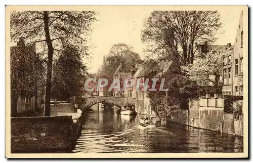 Cartes postales Bruges Quai Vert et pont du Cheval