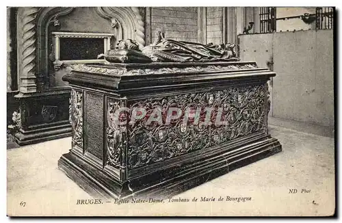 Cartes postales Bruges Eglise Notre Dame Tombeau de Marie de Bourgogne