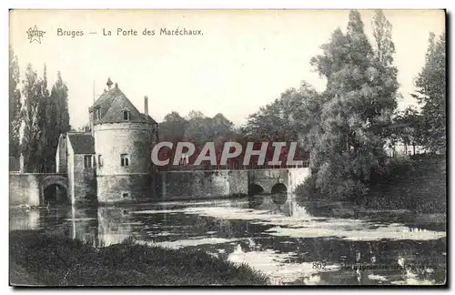 Cartes postales Bruges La Porte des Marechaux