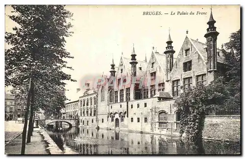 Cartes postales Bruges Le Palais du Franc